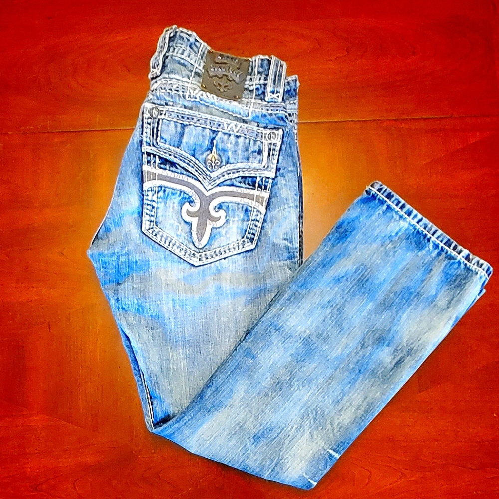 Mens Rock Revival Jeans